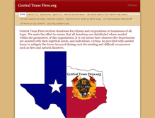 Tablet Screenshot of centraltexasfires.org